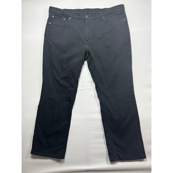Levi's 541 Men's Athletic Tapered Leg Black Denim Jeans - Size 44x28.5 - Picture 1 of 5